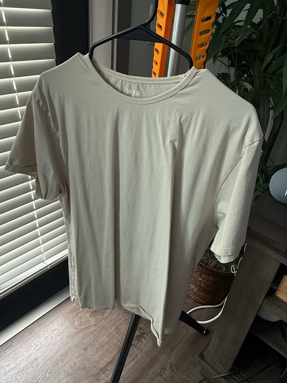 WYR - Men's Crewneck T-Shirt in Light Beige
